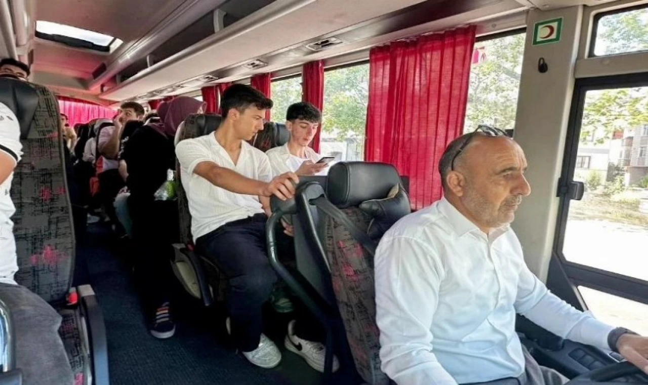 Dilovası’nda YKS için stresten uzak ulaşım