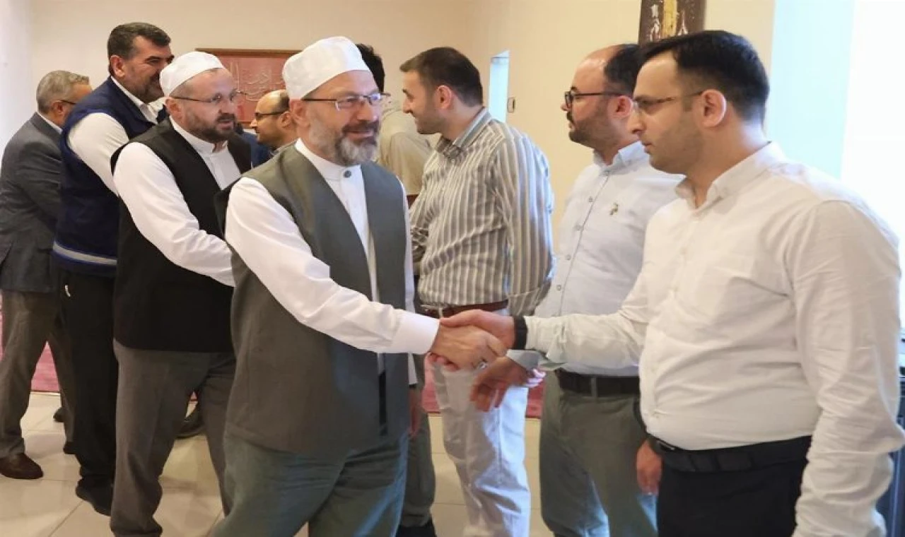 Mekke’de ekip başkanlıklarına Erbaş’tan ziyaret