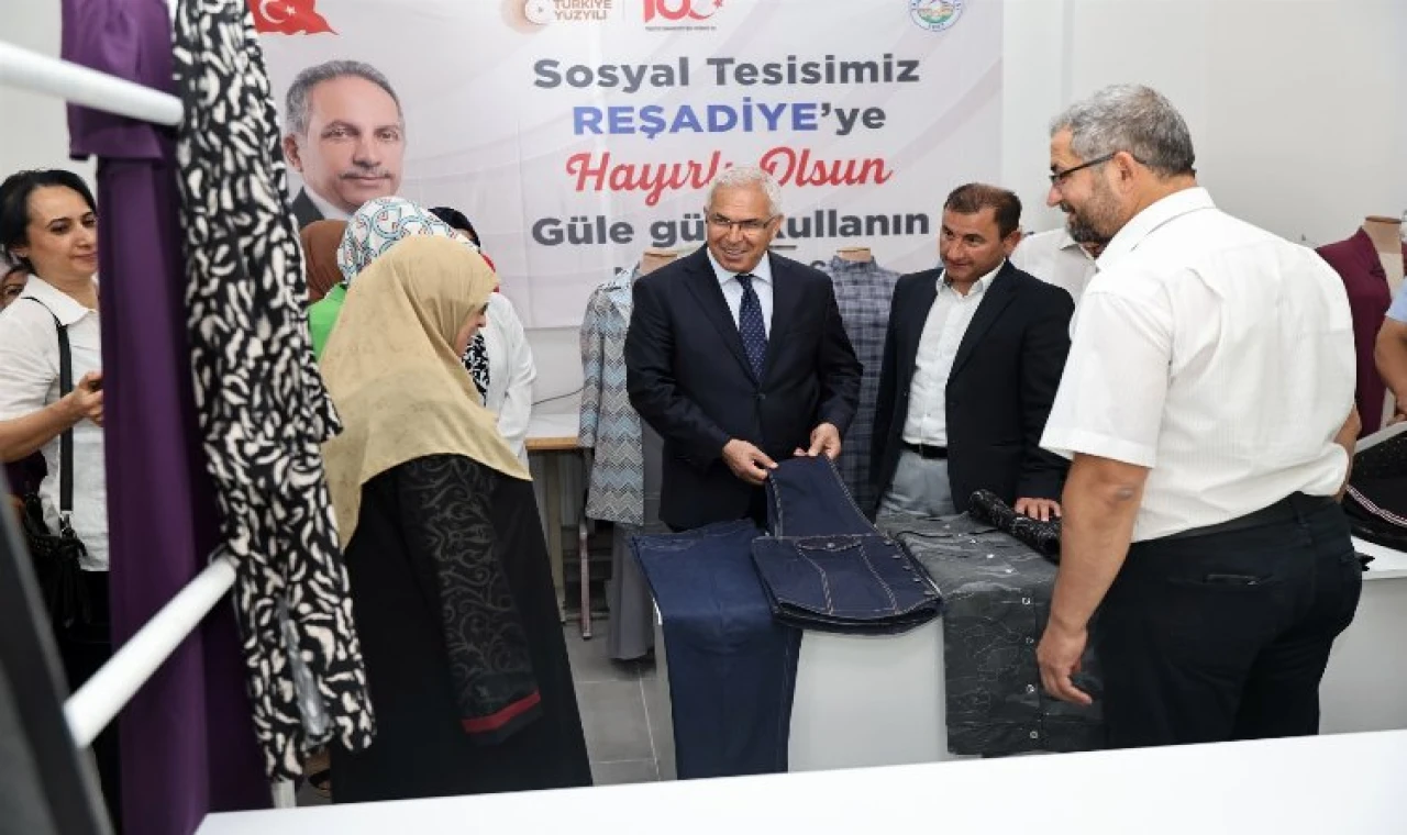 Talas Belediyesi’nden Reşadiye’ye sosyal tesis