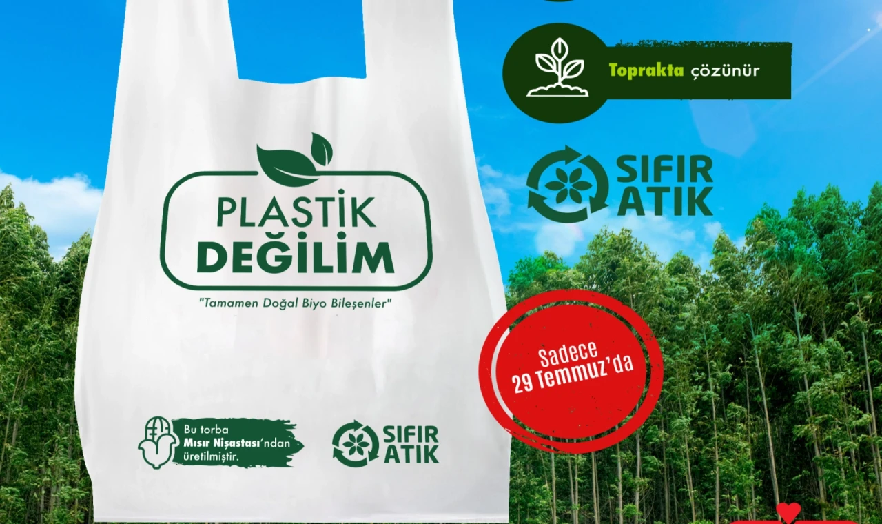 BİM’den nişasta bazlı ’çevre dostu torba’ hediye