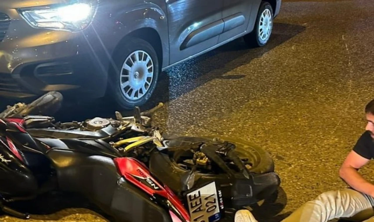 Düzce’de motosiklet kazası: 1 yaralı