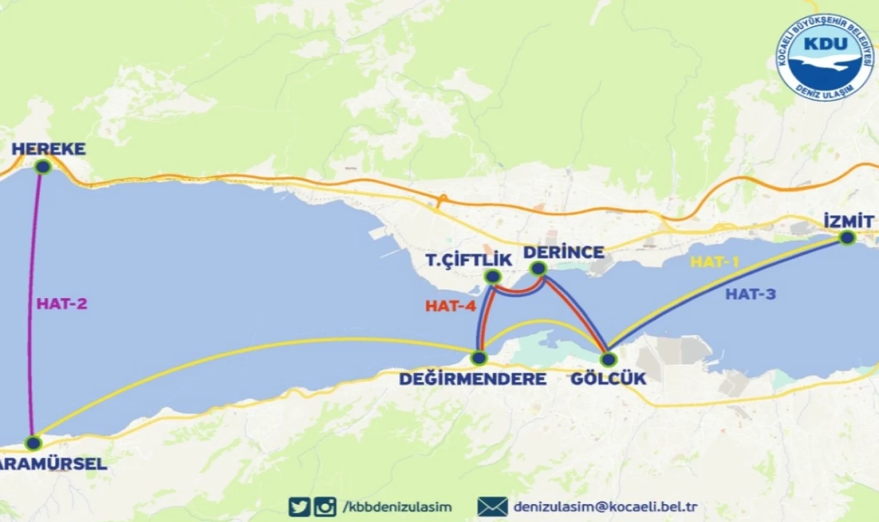 Kocaeli’de deniz ulaşımında kış tarifesi başlıyor