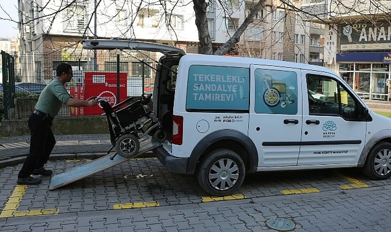 Bursa genelindeki 667 engelli bireye, ücretsiz tekerlekli sandalye bakım ve onarım hizmeti verildi. 