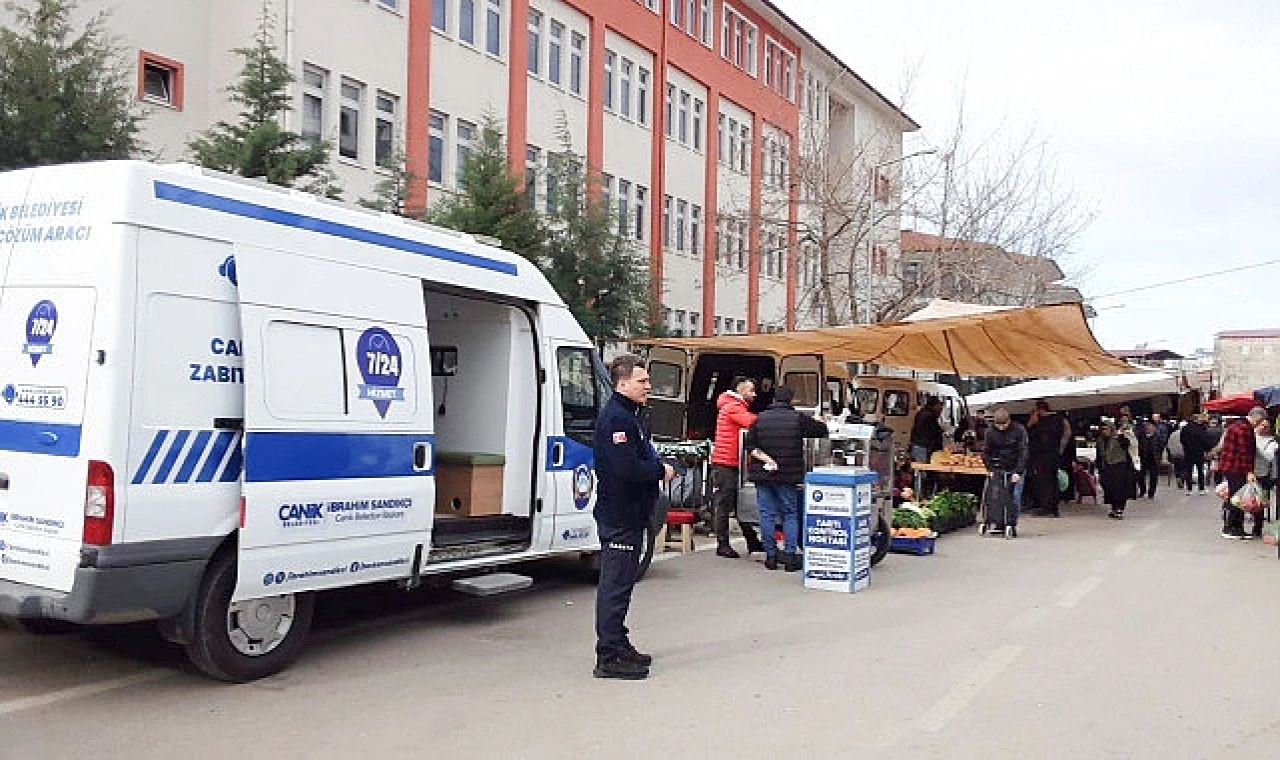 Canik’te belediyesinde 3673 Noktada Denetim yapıldı