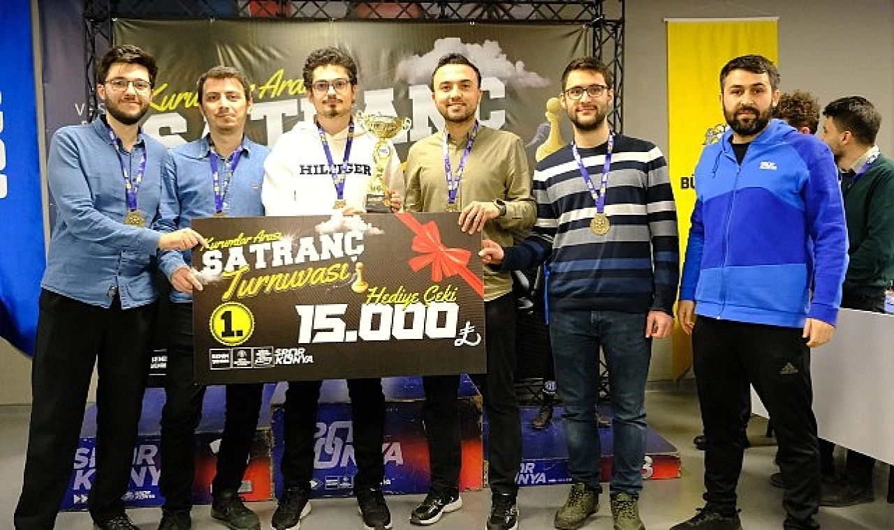 Konya Büyükşehir Belediyesi tarafından düzenlenen Kurumlar Arası Satranç Turnuvası tamamlandı.