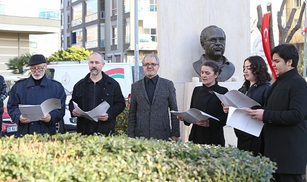 Uğur Mumcu, katledilişinin 32. yılında Karşıyaka Belediyesi tarafından düzenlenen törenle anıldı
