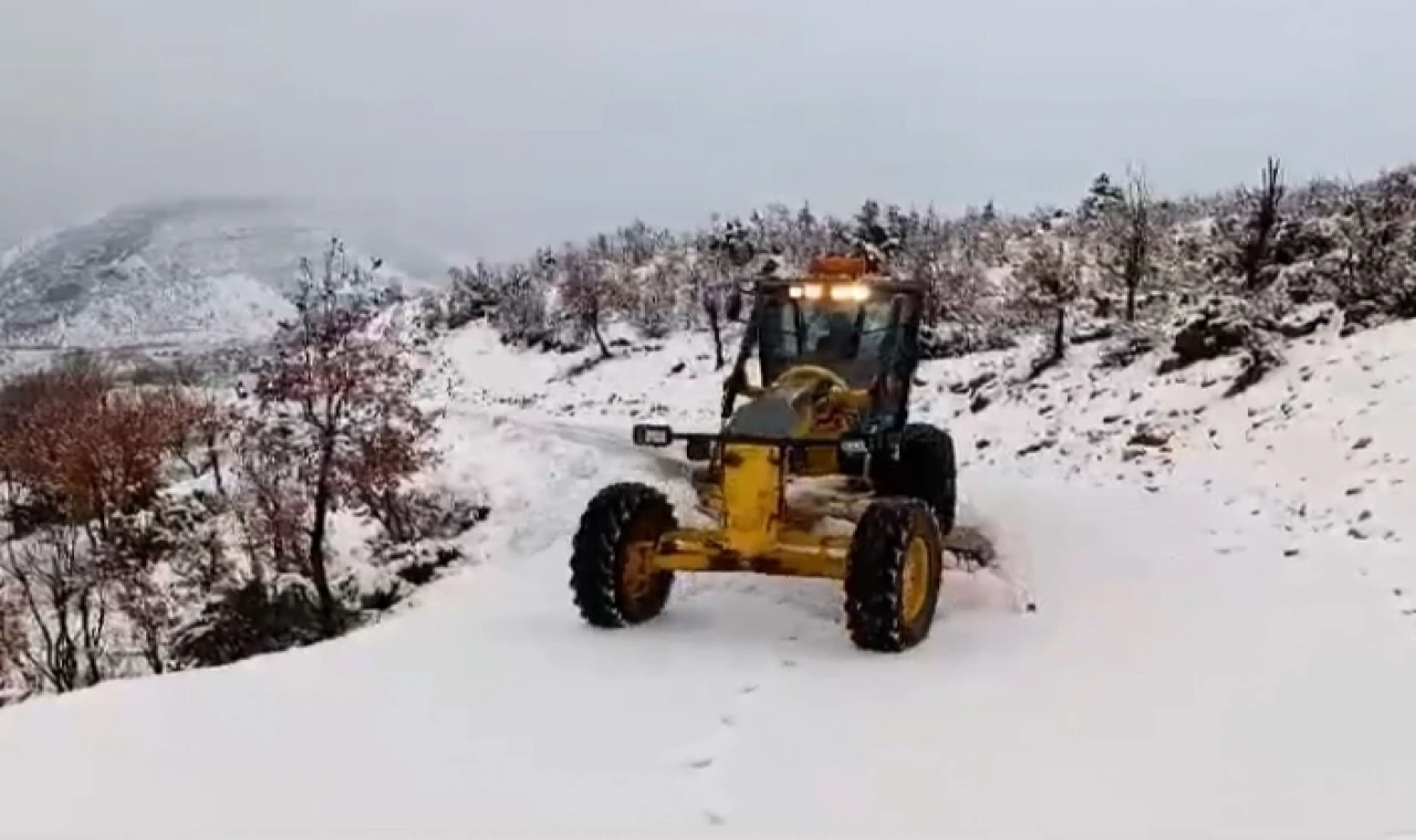 129 kilometrelik yolu yoğun çalışmalar sonucu ulaşıma açtı.