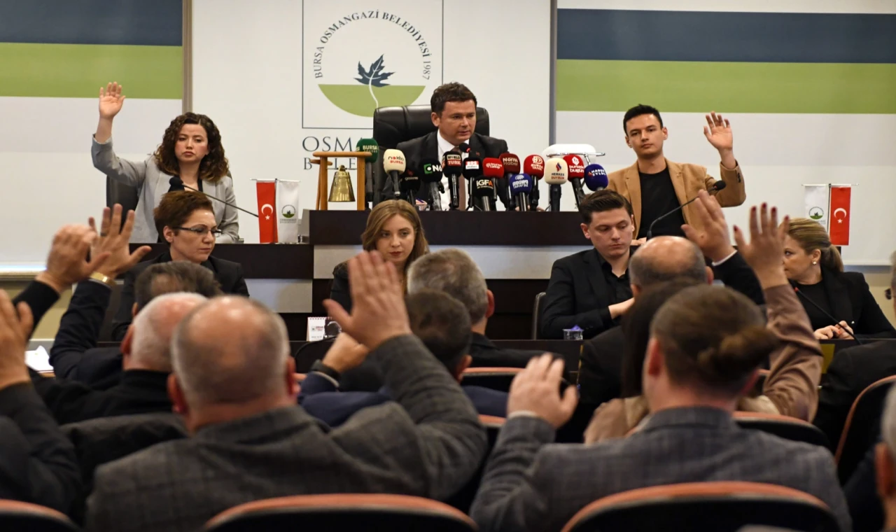 Şubat Ayı Olağan Meclis Toplantısı, Osmangazi Belediye Başkanı Erkan Aydın’ın başkanlığında yapıldı.