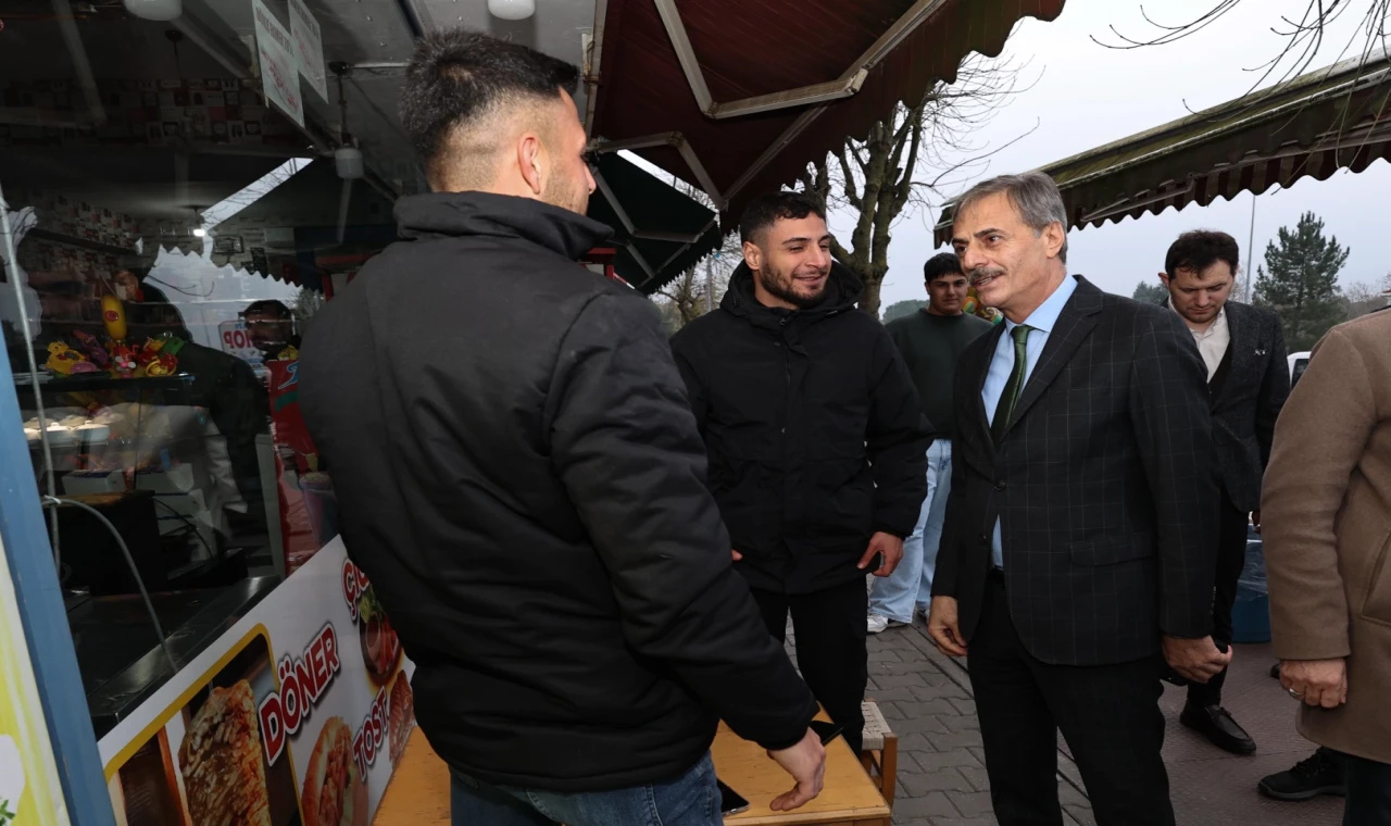 Yusuf Alemdar, Yenikent bölgesini ziyaret etti.