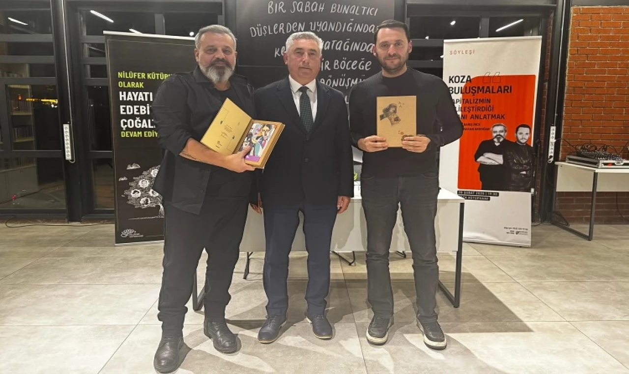 Bursa Nilüfer Belediyesi’nin düzenlediği Koza Buluşmaları’nın bu ayki konuğu yazar Barış İnce oldu.
