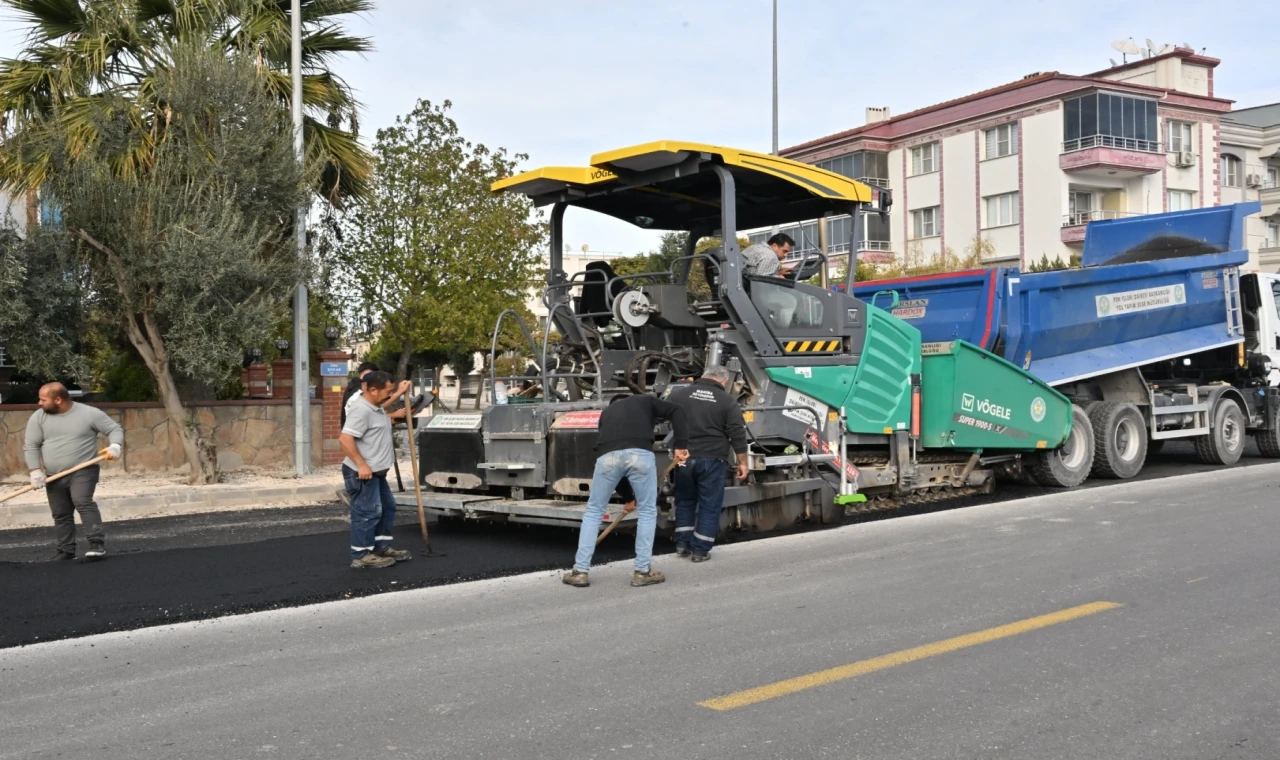 Manisa’da 9 bin ton asfaltla yol konforu arttı