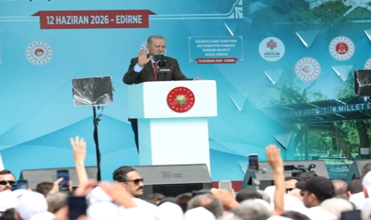 Cumhurbaşkanı Erdoğan’dan Edirne’de yatırımlar ve ’Türkiye Yüzyılı’ vurgusu
