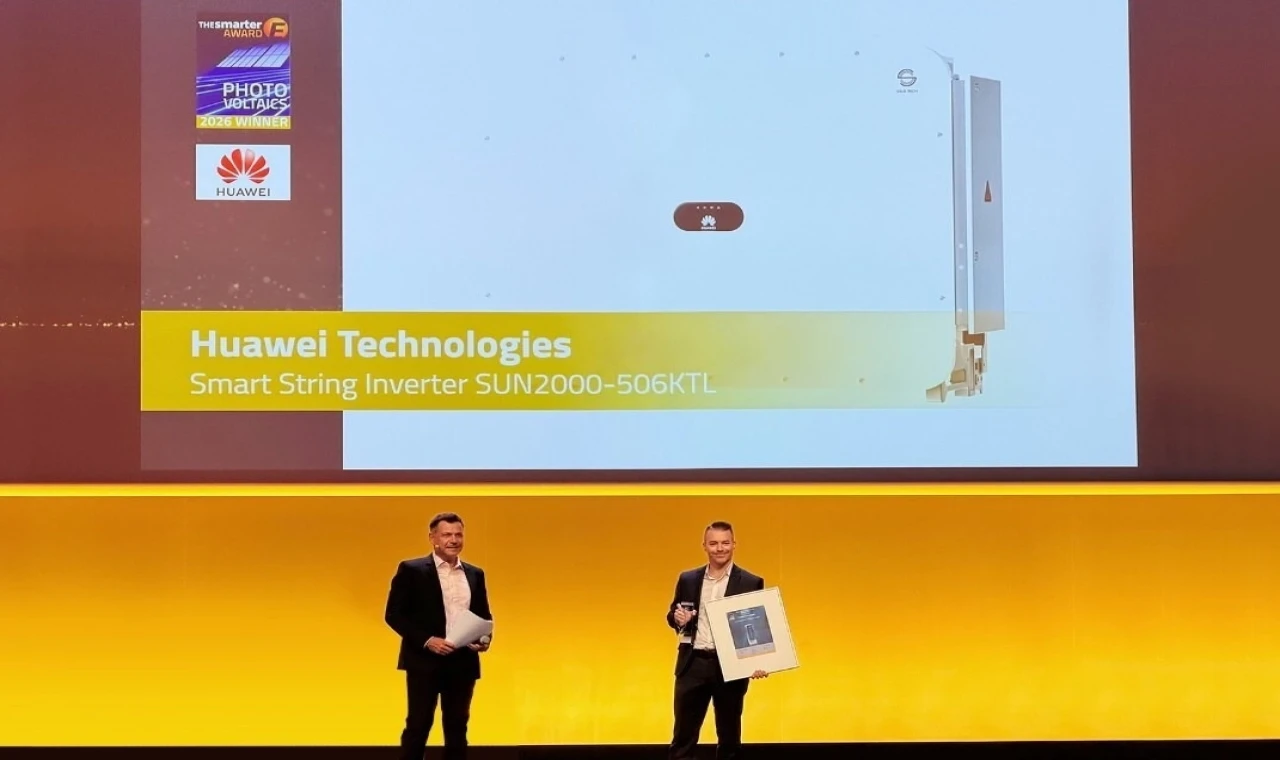 Huawei’nin 506 kW’lık Akıllı Dizi İnvertörü, Intersolar Europe 2026’da Smarter E AWARD ödülünü kazandı