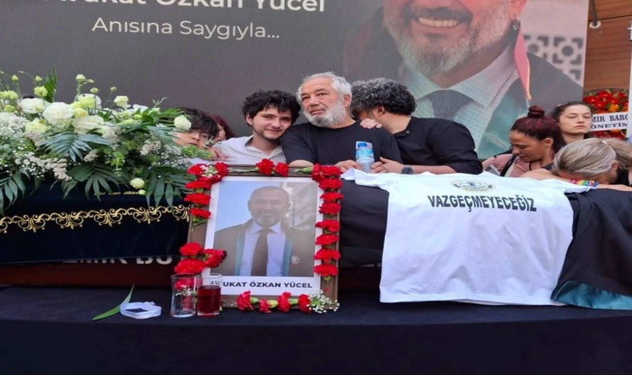 İzmir Barosu eski başkanı Özkan Yücel’e hüzünlü veda