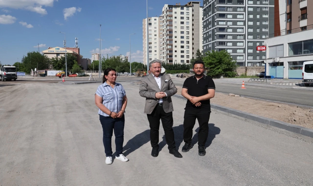 Kayseri Melikgazi’den Yıldırım Beyazıt’a yeni yol