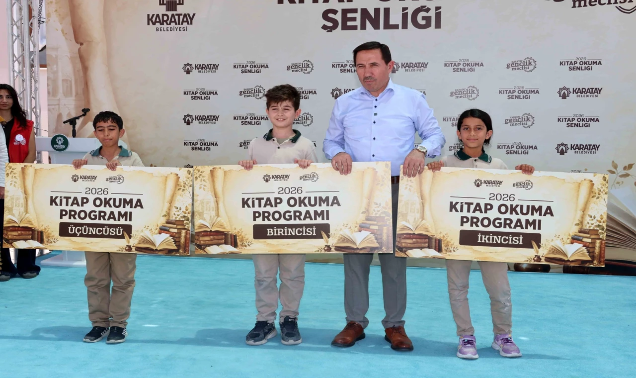 Konya Karatay’da kitap okuma projesi şenliklerle tamamlandı