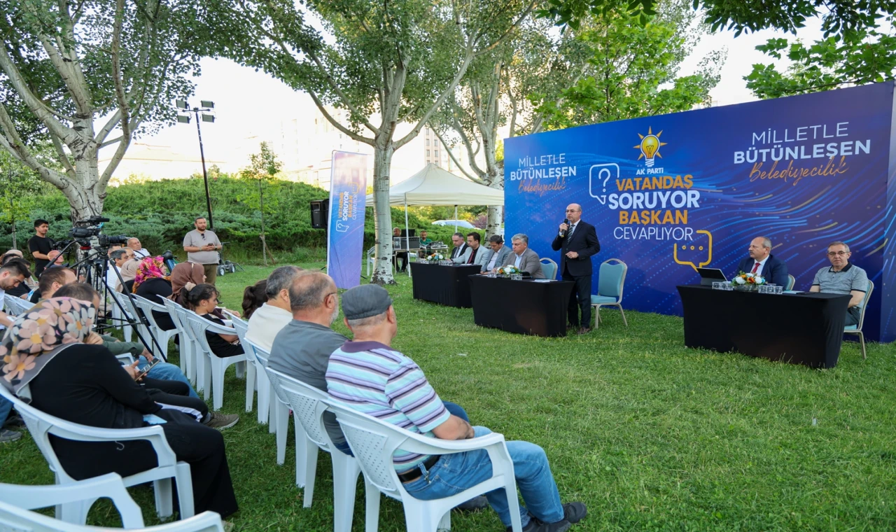 Konya Selçuklu’da vatandaş soruyor, başkan cevaplıyor