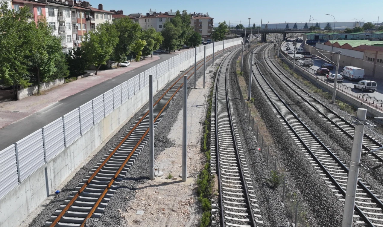 Konya’da gürültüye karşı ses bariyeri yapıldı
