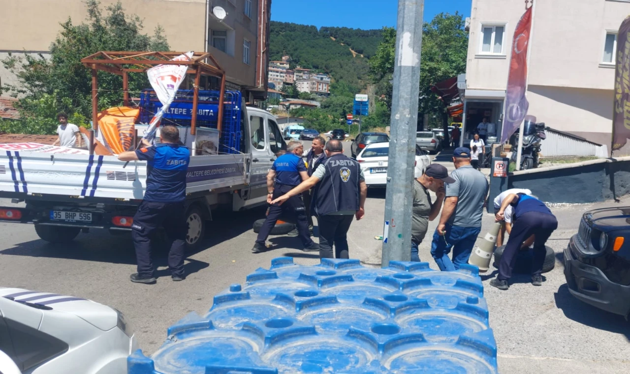 Maltepe Başıbüyük’te işgallere karşı denetim