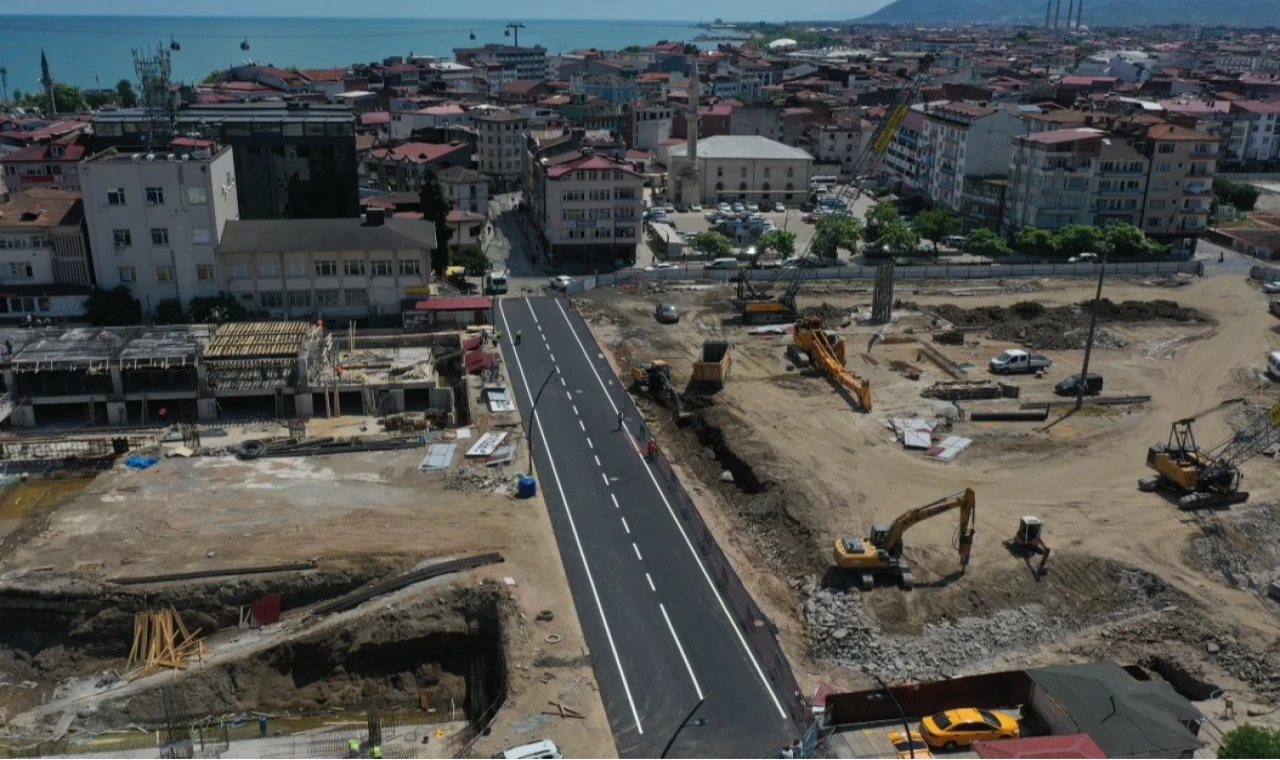 Ordu’da Millet Düzü’nde ilk asfalt serildi