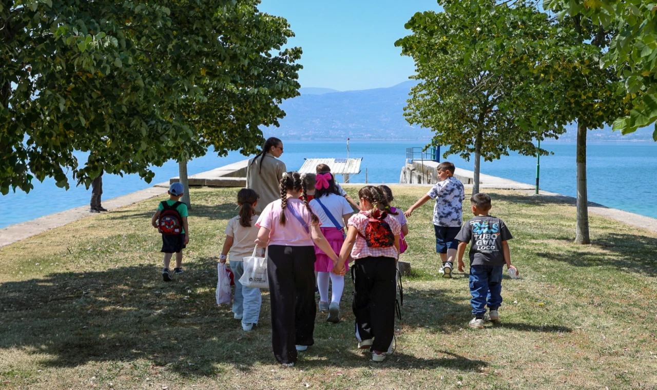 Sakarya’da su müfettişleri Sapanca Gölü ile ilk kez tanıştı