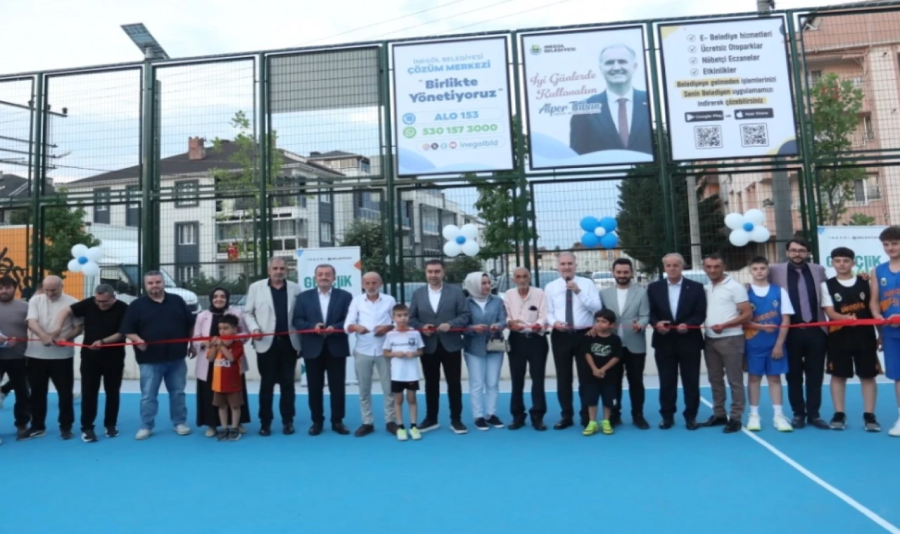 Bursa İnegöl’de Süleymaniye’ye yeni semt sahası