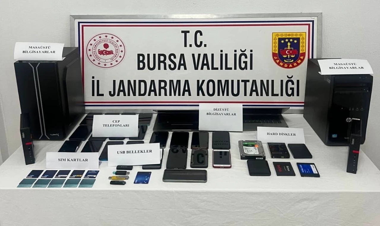 Bursa Jandarması’ndan milyonluk dolandırıcılık operasyonu: 7 tutuklama!
