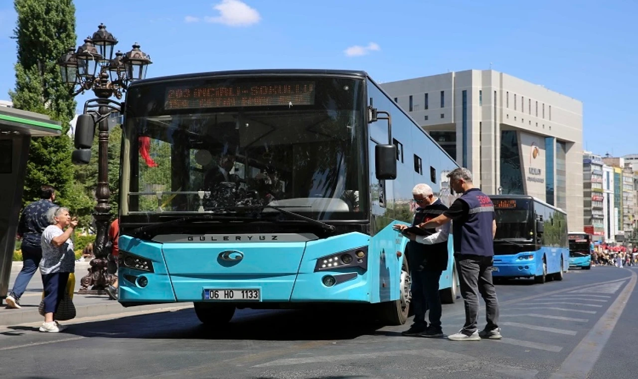 EGO’dan toplu taşımada klima ve hizmet denetimi