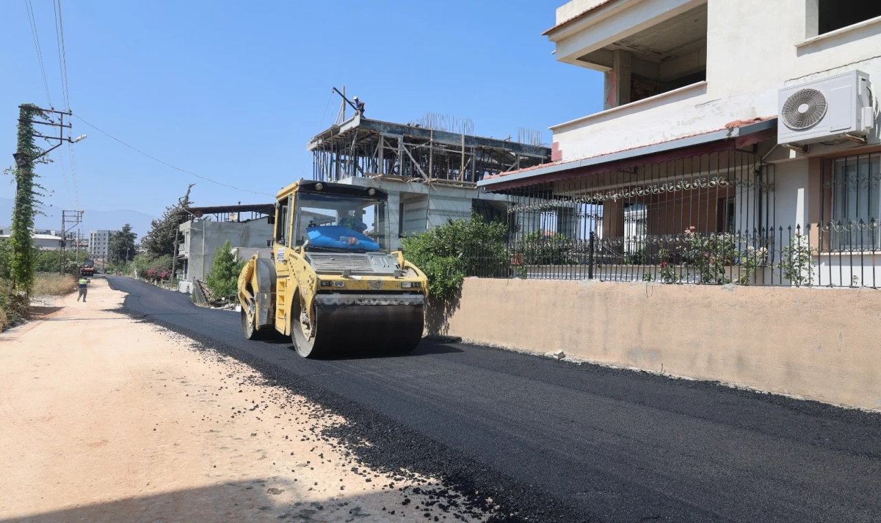 Hatay Büyükşehir’den asfalt çalışması