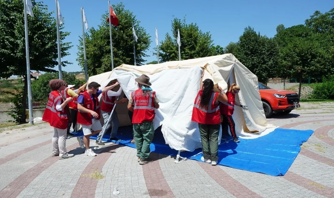 İstanbul Beylikdüzü’nde afet gönüllüleri sahaya hazır