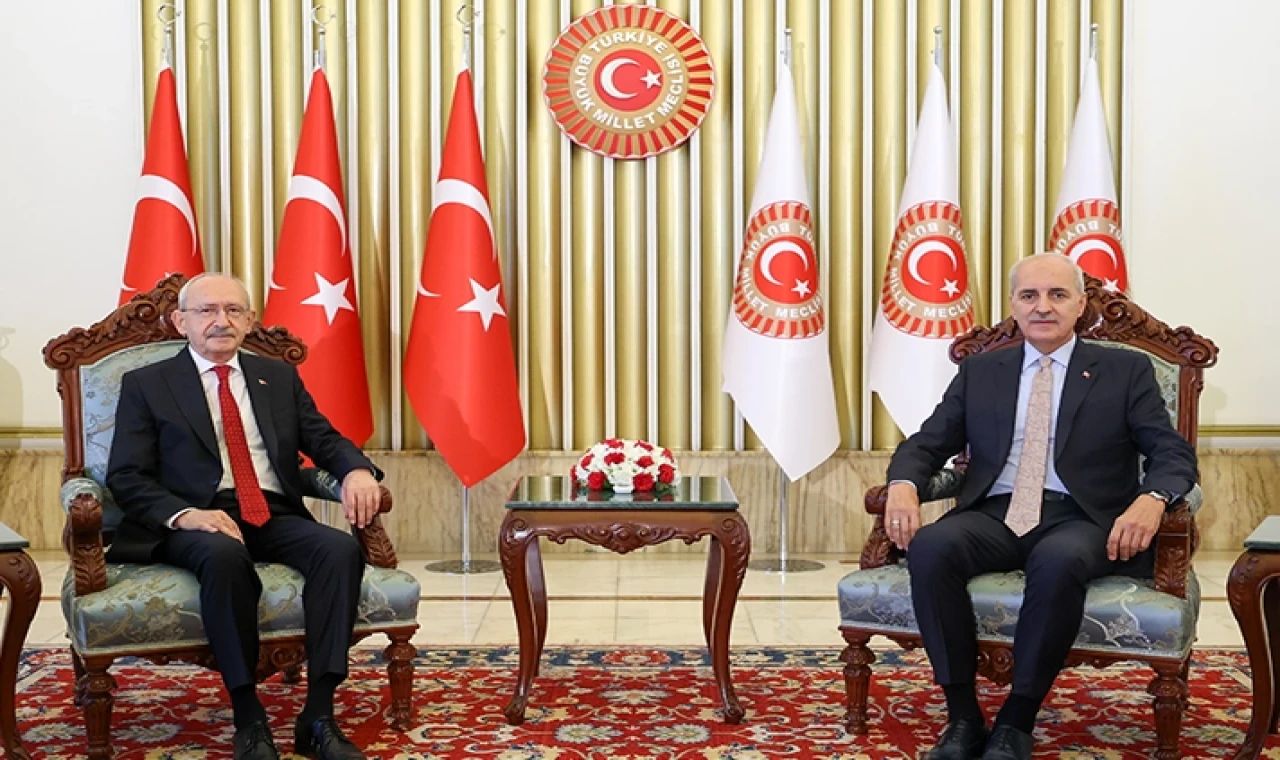 Kılıçdaroğlu, Özel’in açıklamaları ardından TBMM’de... Kılıçdaroğlu, Kurtulmuş ile görüştü
