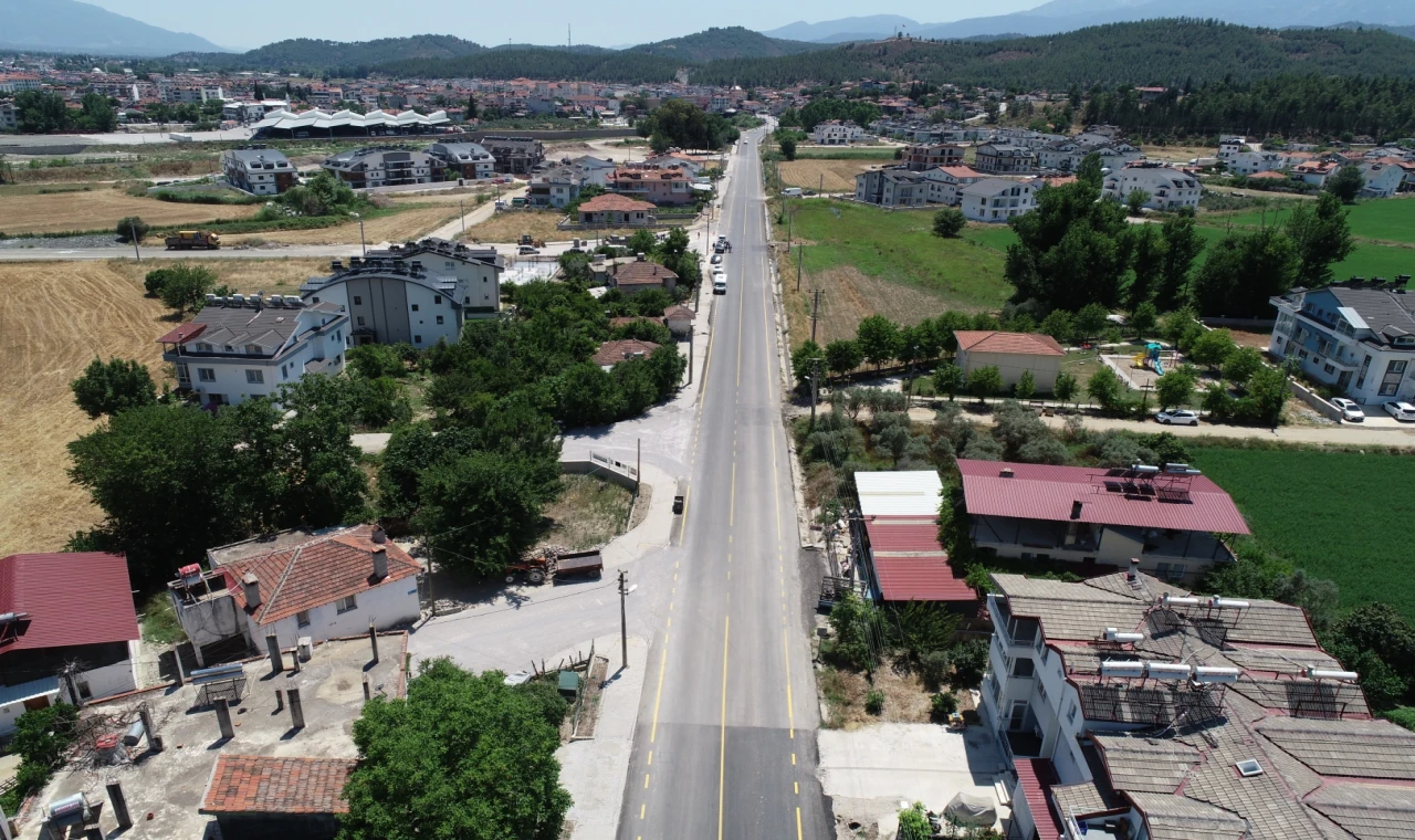 Muğla’da Seydikemer Belen’de yol çalışmaları tamamlandı