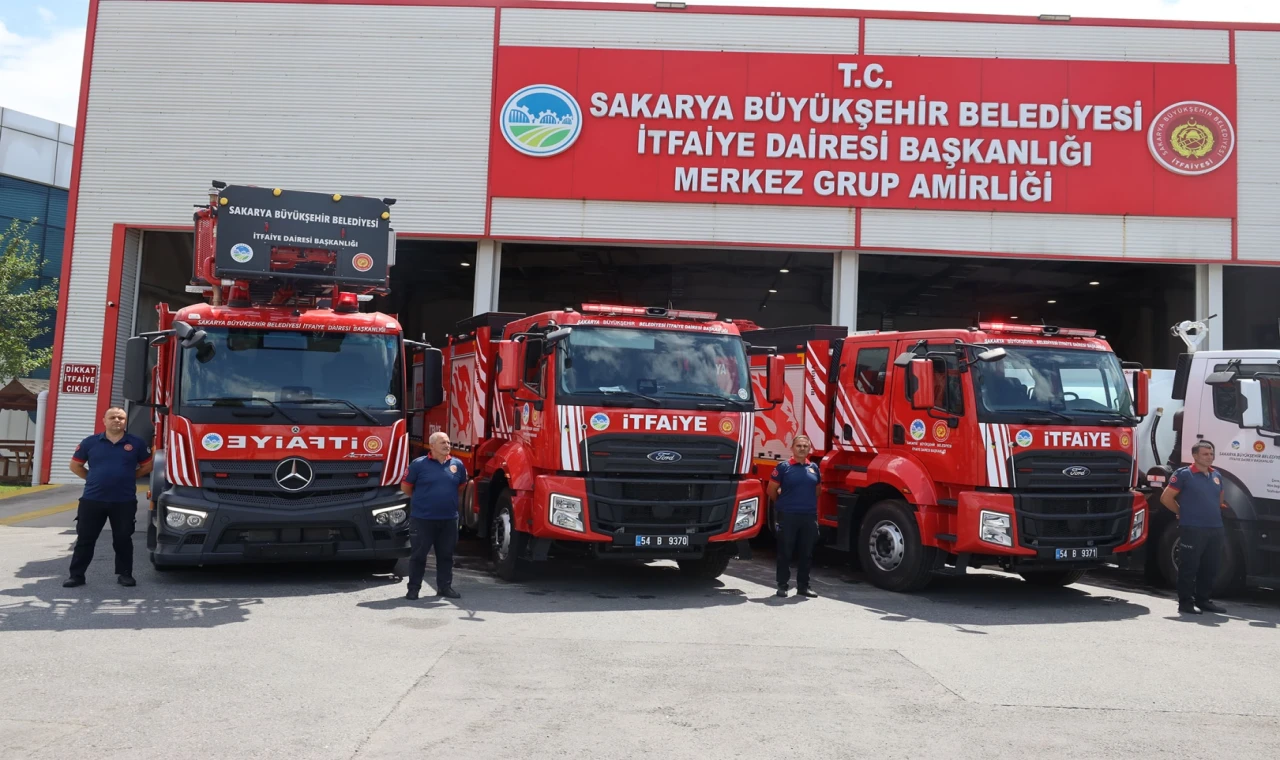 Sakarya İtfaiye Teşkilatı’nın yeni güçleri