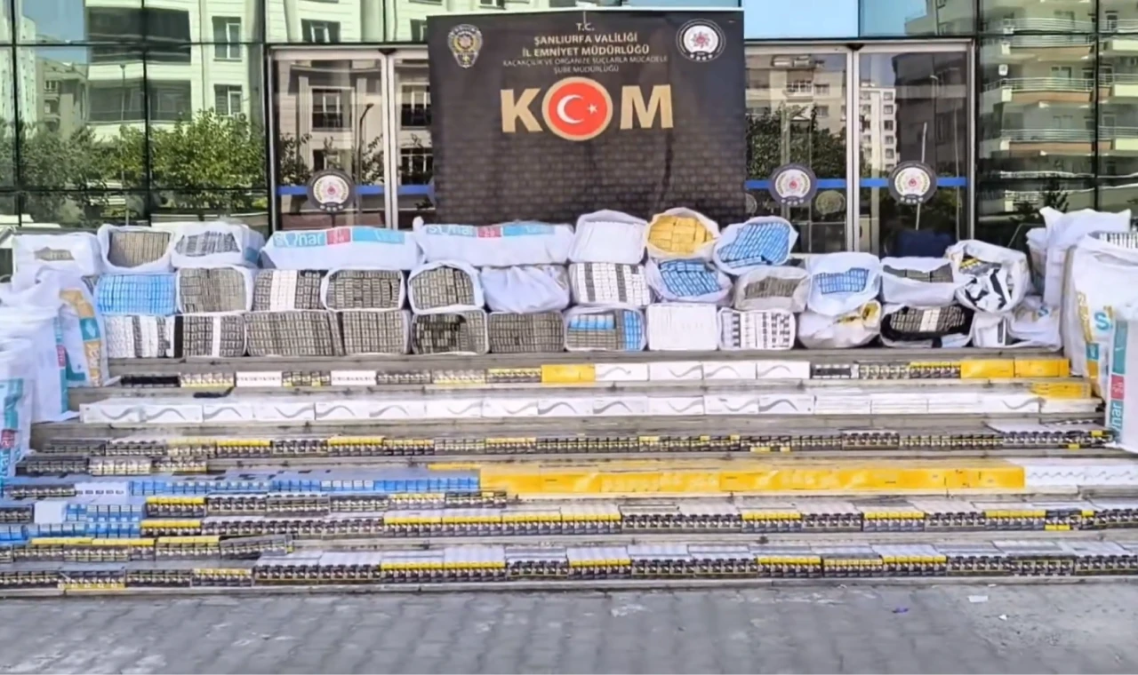 Şanlıurfa’da kaçak sigara operasyonu!