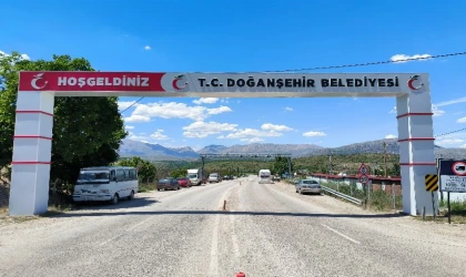 Doğanşehir’in giriş takı yenilendi
