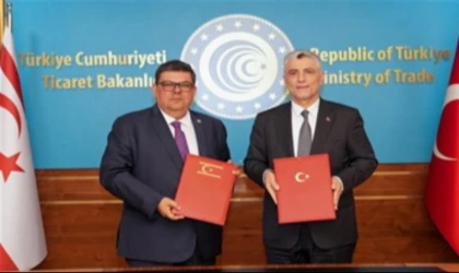 Bakan Bolat, KKTC Maliye Bakanı Berova ile bir araya geldi