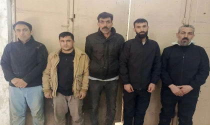 Edirne’de 5 göçmen yakalandı