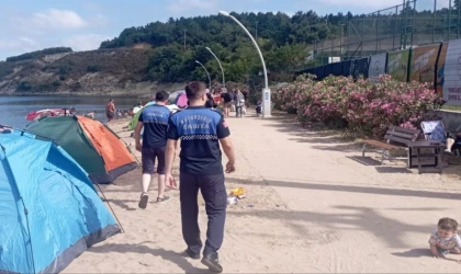 Kocaeli zabıtasından bayram mesaisi