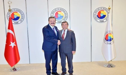 Necmi Sezer’den TOBB Başkanı Hisarcıklıoğlu’na ziyaret