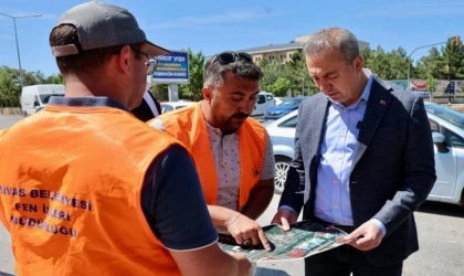 Sivas’ta Evciler Kavşağı’na yakın mercek