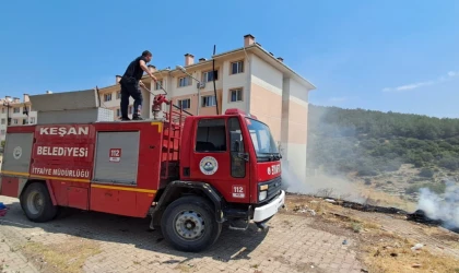 Keşan’da İtfaiye Müdürlüğü, 6 ayda 834 olaya müdahale etti
