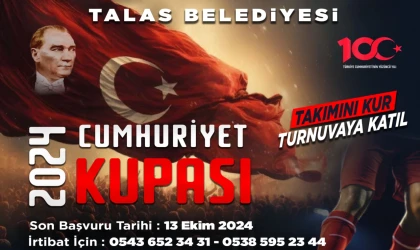 Talas’ta Cumhuriyet Kupası heyecanı yaşanacak