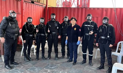 Tuzla Kent Konseyi’ne gönüllü itfaiyecilik eğitimi
