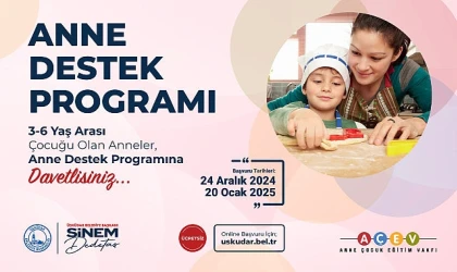 Üsküdar’da ”Anne Destek Programı” Başlıyor