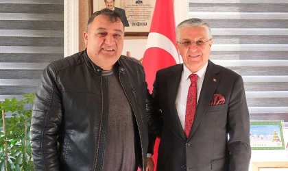 Murat Pişgen, Kemer Belediye Başkanı Necati Topaloğlu’na veda ziyareti gerçekleştirdi.