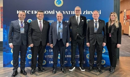 Bursa heyeti, Gazimağusa ziyaretinde, 6 Şubat Kahramanmaraş Depremleri’nde hayatını kaybeden sporcuların anma törenine de katıldı.