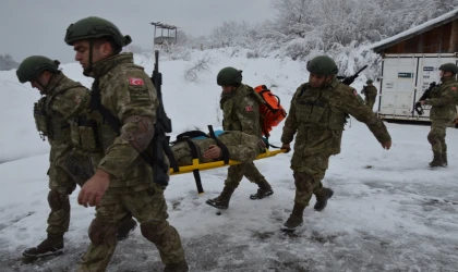 Motorlu Piyade Bölüğü Bosna Hersek tatbikatında