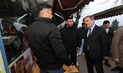 Yusuf Alemdar, Yenikent bölgesini ziyaret etti.