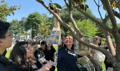 Bursa’da ağaçlar ’kitap’ açtı!
