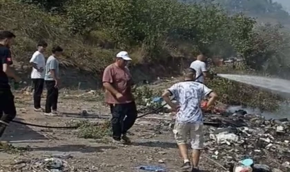Düzce Yığılca’da fındık bahçesinde yangın... 6 hektar zarar gördü